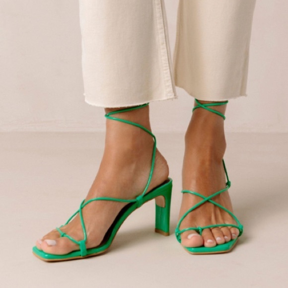 ALOHAS Shoes - Alohas Bellini Strappy Sandal in Neon Green